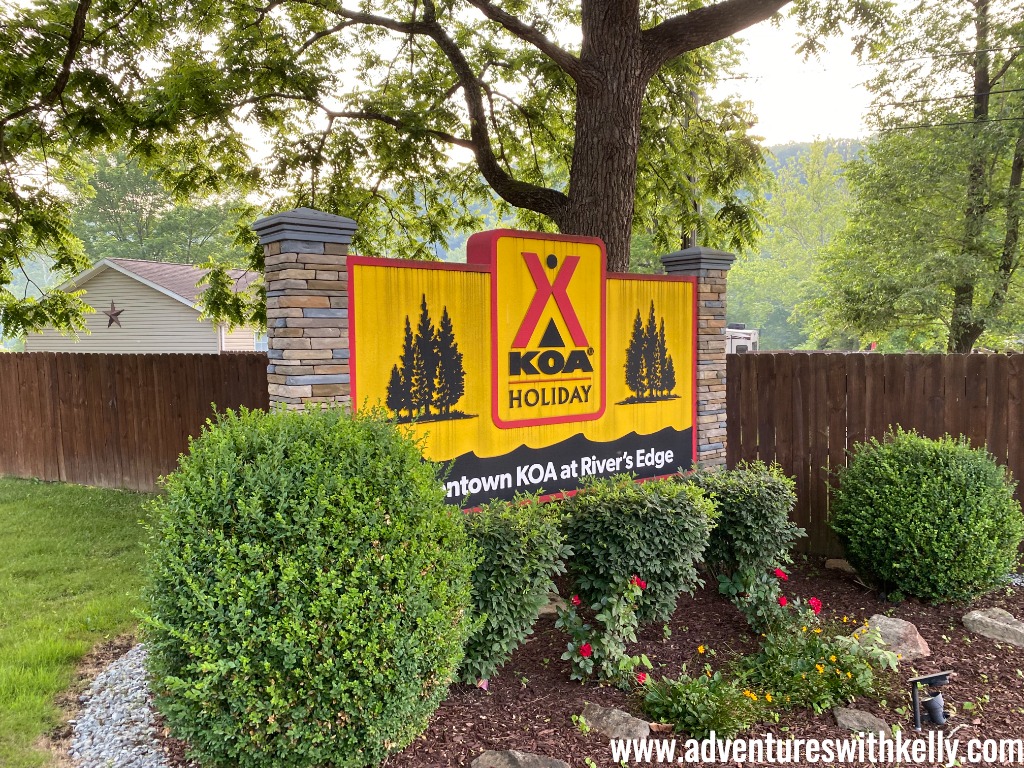 Tent Camping At The Uniontown KOA Campground - At River's Edge