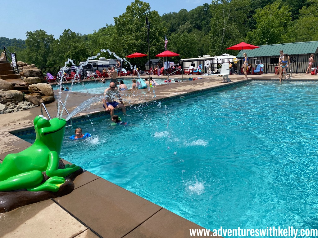 Tent Camping At The Uniontown KOA Campground - At River's Edge