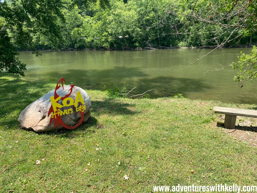 Tent Camping At The Uniontown KOA Campground - At River's Edge