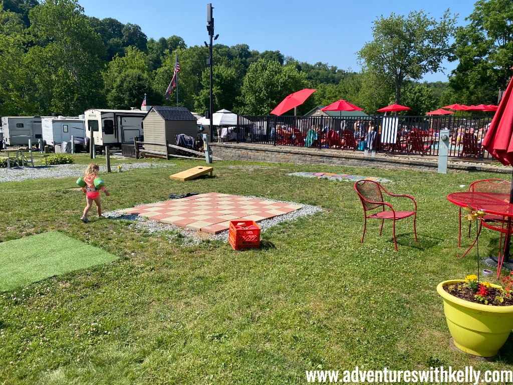 Tent Camping At The Uniontown KOA Campground - At River's Edge