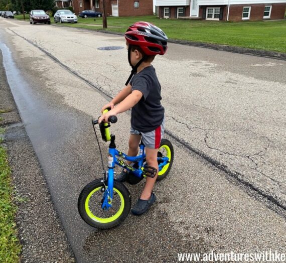 How I Helped My Son Transition From a Balance Bike to a Regular Bike
